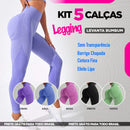 KIT 5 CALÇAS LEGGING
