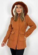 [COMPRE 1 LEVE 2] Jaqueta Parka de Lã Batida com Capuz Removível - Promoção de Inverno 🔥